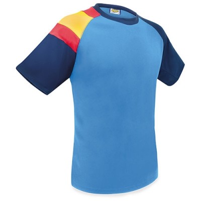 Camiseta Técnica D&F Azul Royal Bandera España