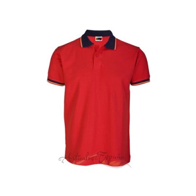 Polo España Rojo 100% Algodón